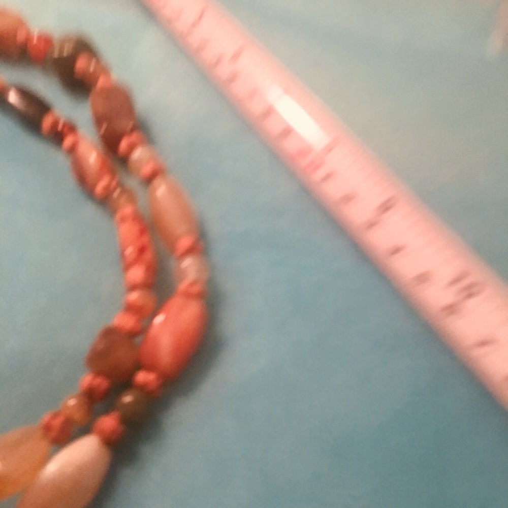 Bohemian Natural Gemstone Handmade Long Necklace - Picture 6 of 8